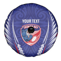 Tasman Bay 2026 Rugby Custom Spare Tire Cover NZ Maori Silver Fern LT14 - Polynesian Pride