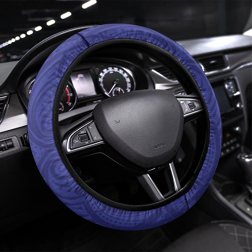 Tasman Bay 2026 Rugby Steering Wheel Cover NZ Maori Silver Fern