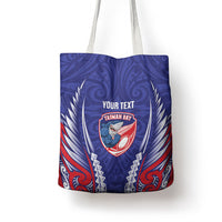 Tasman Bay 2026 Rugby Custom Tote Bag NZ Maori Silver Fern LT14 - Polynesian Pride