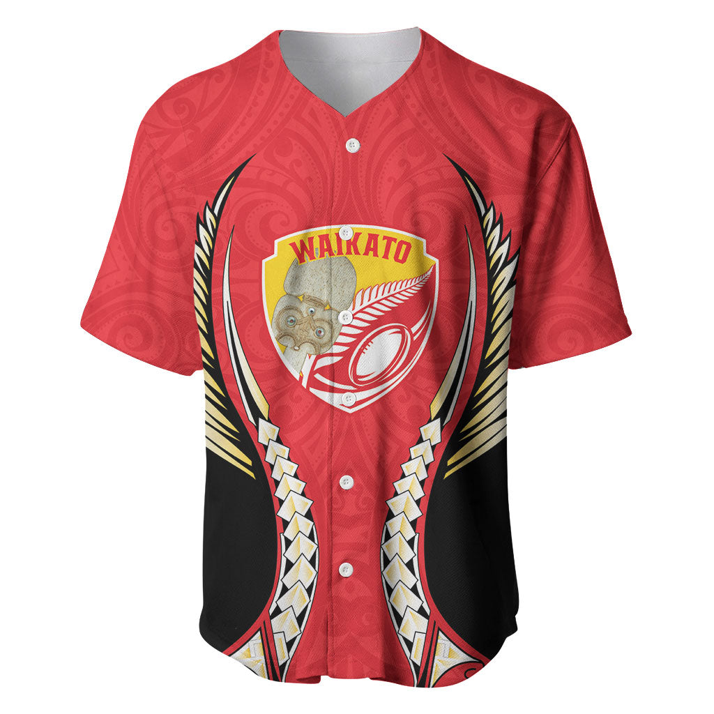 Waikato 2026 Rugby Custom Baseball Jersey NZ Maori Silver Fern