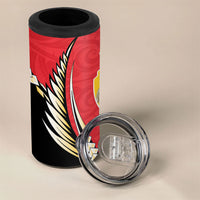 Waikato 2026 Rugby Custom 4 in 1 Can Cooler Tumbler NZ Maori Silver Fern LT14 - Polynesian Pride