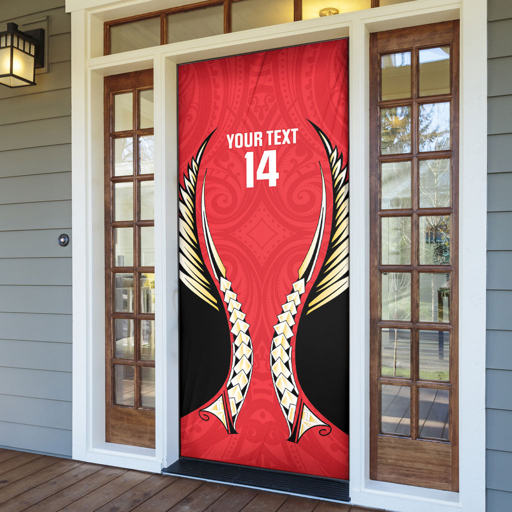 Waikato 2026 Rugby Custom Door Cover NZ Maori Silver Fern