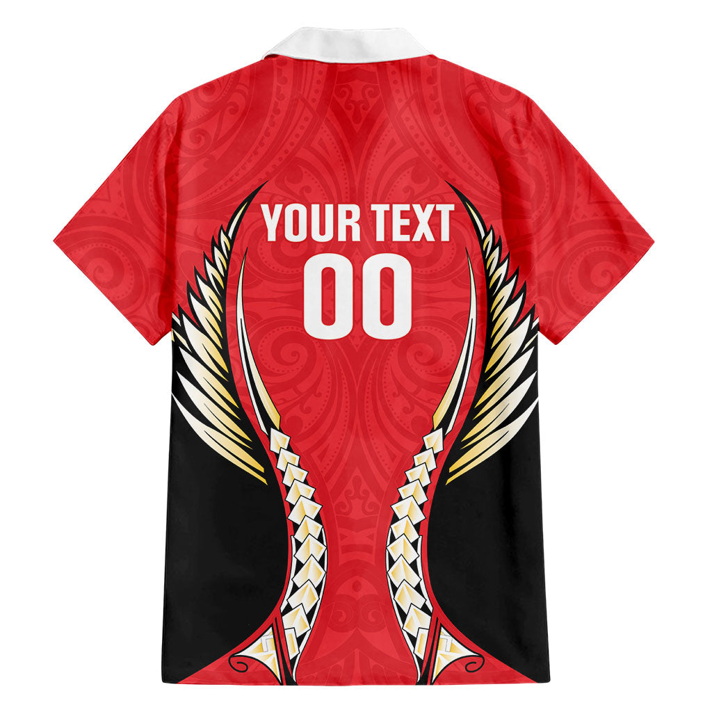 Waikato 2026 Rugby Custom Family Matching Off The Shoulder Long Sleeve Dress and Hawaiian Shirt NZ Maori Silver Fern LT14 - Polynesian Pride
