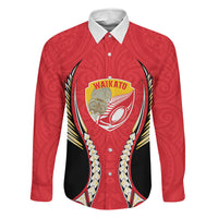 Waikato 2026 Rugby Custom Family Matching Puletasi and Hawaiian Shirt NZ Maori Silver Fern