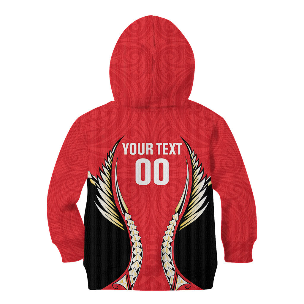 Waikato 2026 Rugby Custom Kid Hoodie NZ Maori Silver Fern LT14 - Polynesian Pride