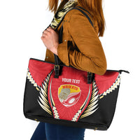 Waikato 2026 Rugby Custom Leather Tote Bag NZ Maori Silver Fern