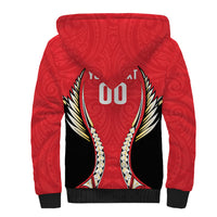 Waikato 2026 Rugby Custom Sherpa Hoodie NZ Maori Silver Fern LT14 - Polynesian Pride