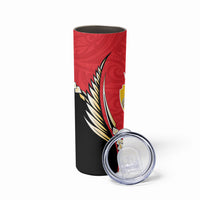 Waikato 2026 Rugby Custom Skinny Tumbler NZ Maori Silver Fern LT14 - Polynesian Pride