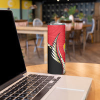 Waikato 2026 Rugby Custom Skinny Tumbler NZ Maori Silver Fern LT14 - Polynesian Pride