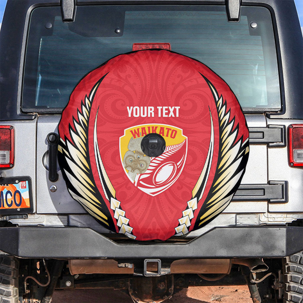 Waikato 2026 Rugby Custom Spare Tire Cover NZ Maori Silver Fern