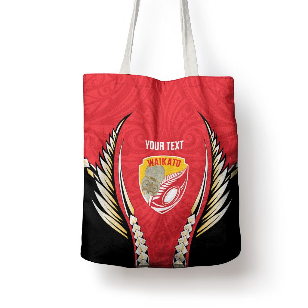 Waikato 2026 Rugby Custom Tote Bag NZ Maori Silver Fern LT14 - Polynesian Pride