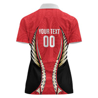 Waikato 2026 Rugby Custom Women Polo Shirt NZ Maori Silver Fern LT14 - Polynesian Pride