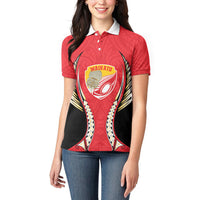 Waikato 2026 Rugby Custom Women Polo Shirt NZ Maori Silver Fern LT14 - Polynesian Pride