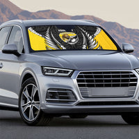 Wellington 2026 Rugby Custom Auto Sun Shade NZ Maori Silver Fern LT14 - Polynesian Pride