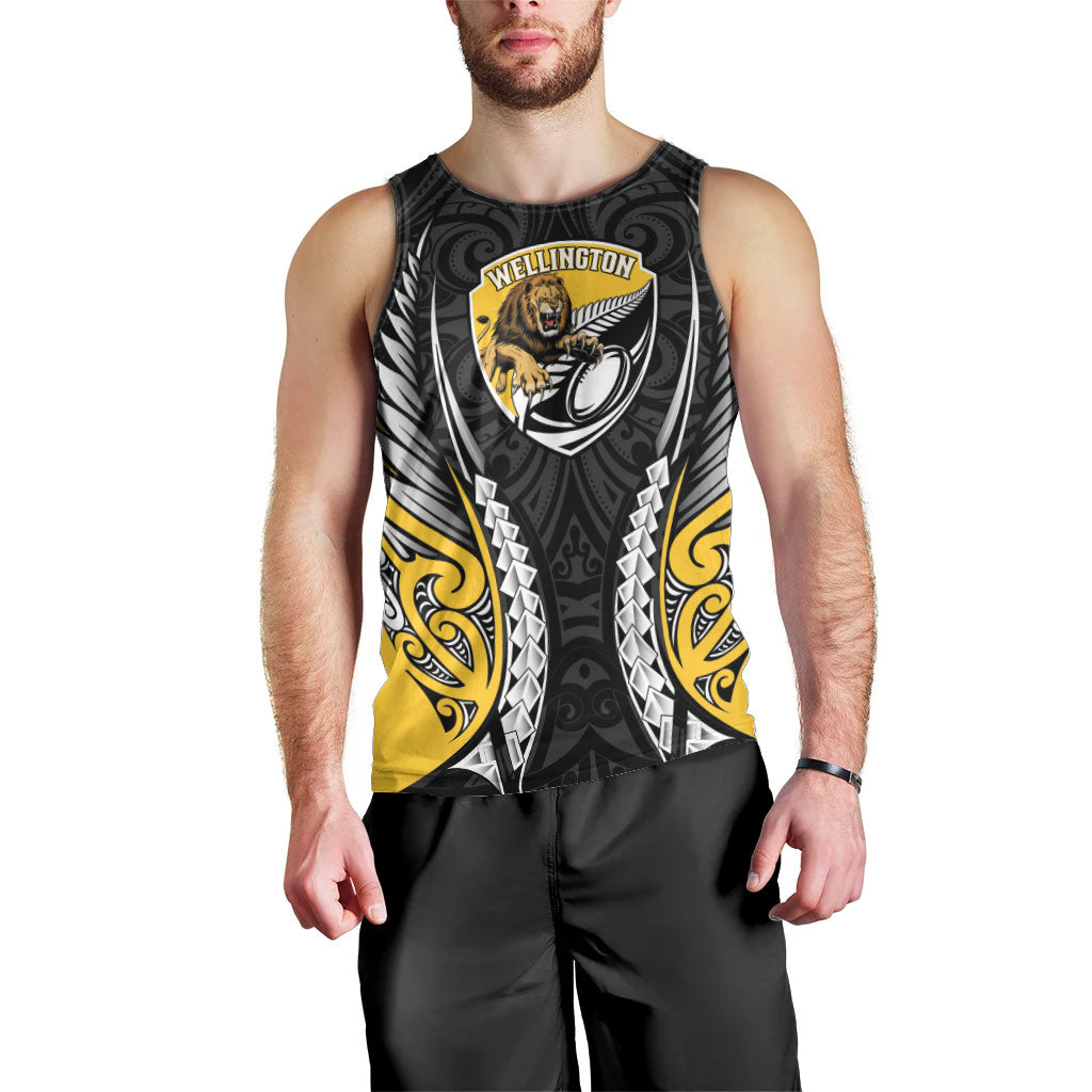 Wellington 2026 Rugby Custom Men Tank Top NZ Maori Silver Fern