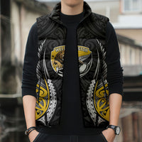 Wellington 2026 Rugby Custom Sleeveless Puffer Jacket NZ Maori Silver Fern