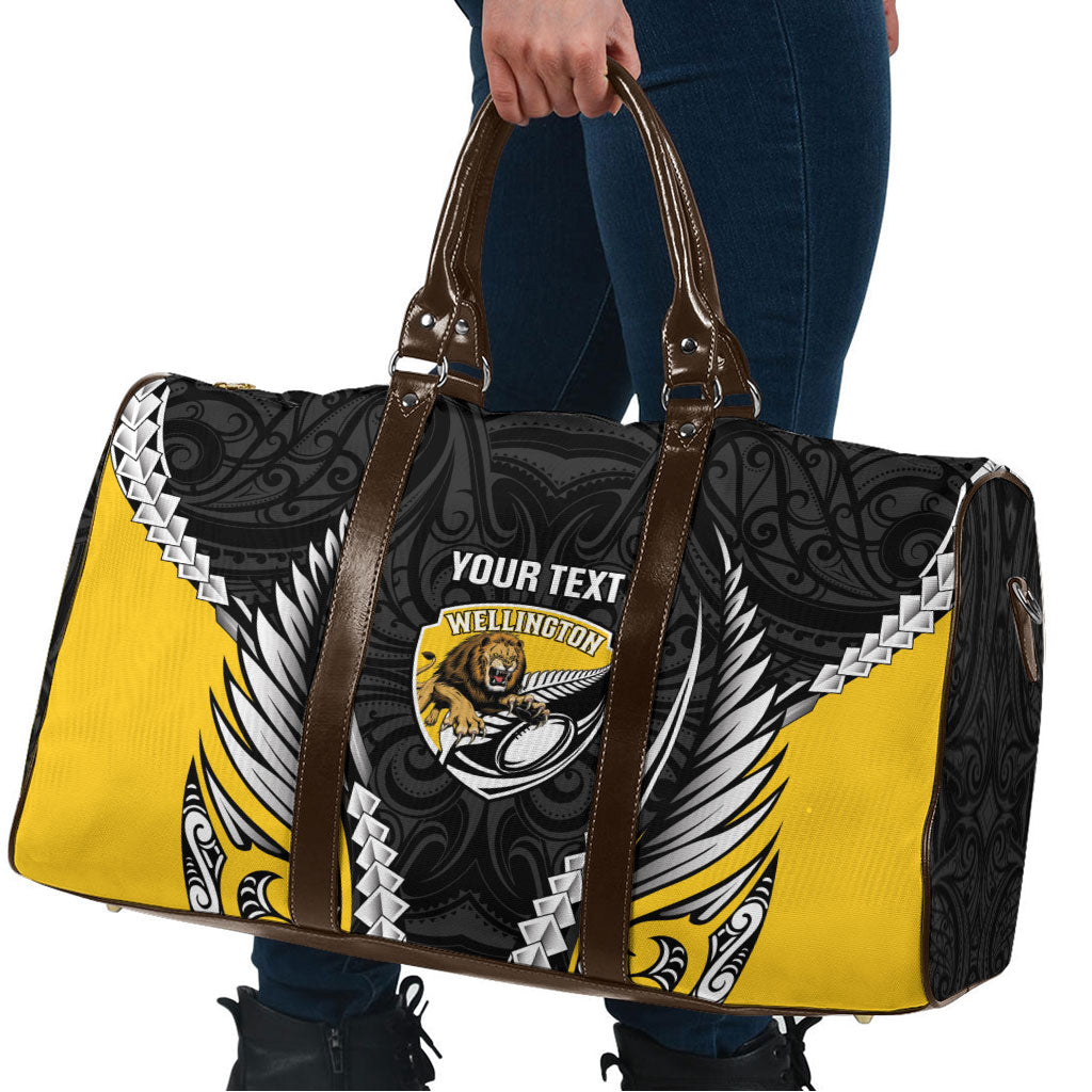 Wellington 2026 Rugby Custom Travel Bag NZ Maori Silver Fern LT14 - Polynesian Pride