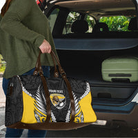 Wellington 2026 Rugby Custom Travel Bag NZ Maori Silver Fern LT14 - Polynesian Pride