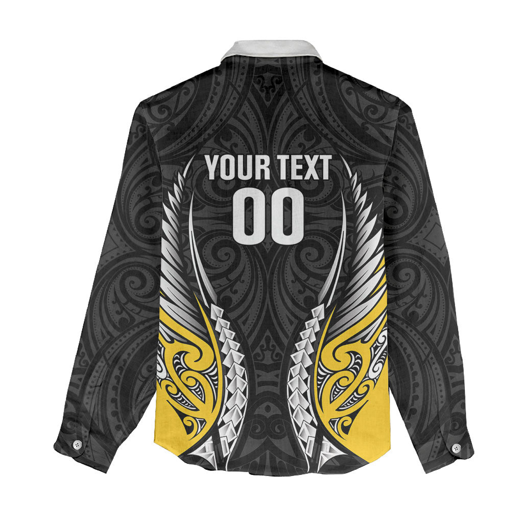 Wellington 2026 Rugby Custom Women Casual Shirt NZ Maori Silver Fern LT14 - Polynesian Pride