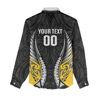 Wellington 2026 Rugby Custom Women Casual Shirt NZ Maori Silver Fern LT14 - Polynesian Pride