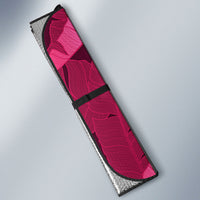Pink Banana Leaf Hawaii Auto Sun Shade Lau Maia Plumeria Tropical Summer Vibes LT14 - Polynesian Pride