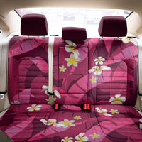 Pink Banana Leaf Hawaii Back Car Seat Cover Lau Maia Plumeria Tropical Summer Vibes LT14 - Polynesian Pride