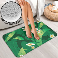 Green Banana Leaf Hawaii Bathroom Set Lau Maia Plumeria Tropical Summer Vibes LT14 - Polynesian Pride