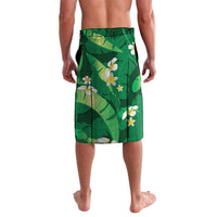 Green Banana Leaf Hawaii Lavalava Lau Maia Plumeria Tropical Summer Vibes LT14 - Polynesian Pride