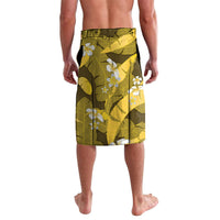 Yellow Banana Leaf Hawaii Lavalava Lau Maia Plumeria Tropical Summer Vibes LT14 - Polynesian Pride