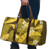 Yellow Banana Leaf Hawaii Travel Bag Lau Maia Plumeria Tropical Summer Vibes LT14 - Polynesian Pride
