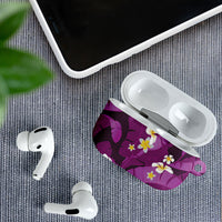 Purple Banana Leaf Hawaii AirPods Case Lau Maia Plumeria Tropical Summer Vibes LT14 - Polynesian Pride