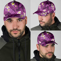 Purple Banana Leaf Hawaii Classic Cap Lau Maia Plumeria Tropical Summer Vibes LT14 - Polynesian Pride