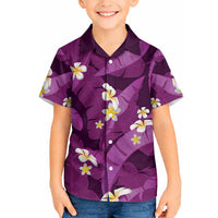 Purple Banana Leaf Hawaii Hawaiian Shirt Lau Maia Plumeria Tropical Summer Vibes LT14 - Polynesian Pride