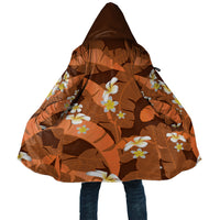 Orange Banana Leaf Hawaii Cloak Lau Maia Plumeria Tropical Summer Vibes LT14 Unisex Orange - Polynesian Pride