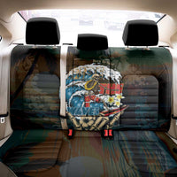 Aloha Hawaii Surfing Skull Back Car Seat Cover Shaka Skeleton Ride The Waves LT14 - Polynesian Pride