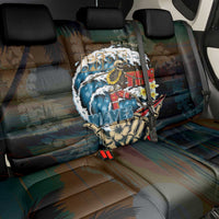 Aloha Hawaii Surfing Skull Back Car Seat Cover Shaka Skeleton Ride The Waves LT14 - Polynesian Pride