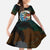 Aloha Hawaii Surfing Skull Family Matching Tank Maxi Dress and Hawaiian Shirt Shaka Skeleton Ride The Waves - Polynesian Pride