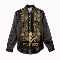 Personalised Filipino Freemasonry Women Casual Shirt Masonic Barong Tagalog Inspired Ivory White LT14 - Polynesian Pride