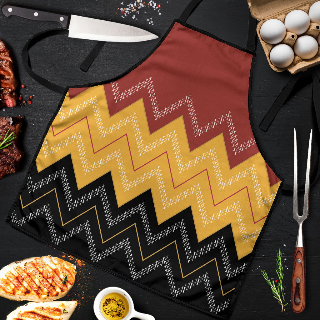 Kaokao Maori Tukutuku Inspired New Zealand Apron