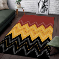 Kaokao Maori Tukutuku Inspired New Zealand Area Rug LT14 Multicolor - Polynesian Pride