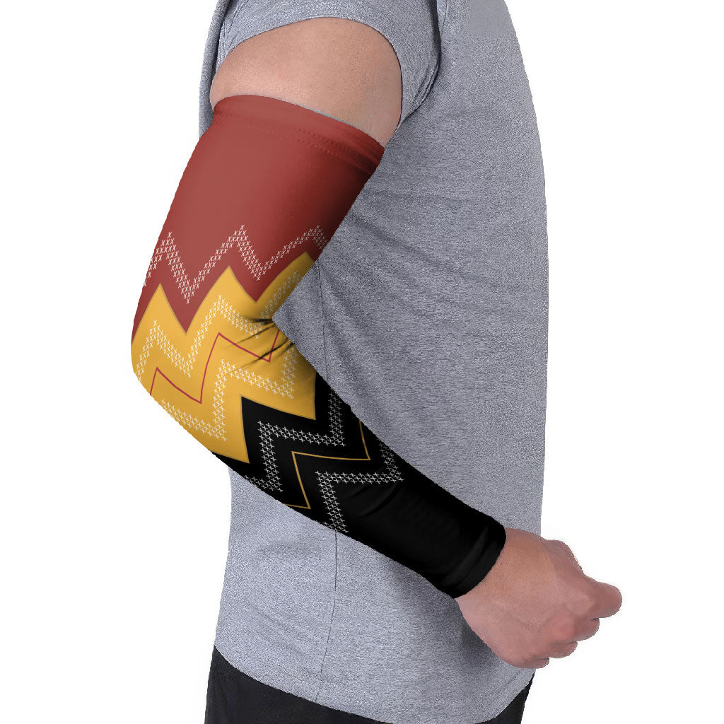 Kaokao Maori Tukutuku Inspired New Zealand Arm Sleeves LT14 - Polynesian Pride