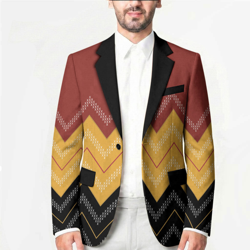 Kaokao Maori Tukutuku Inspired New Zealand Blazer LT14 - Polynesian Pride