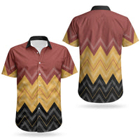Kaokao Maori Tukutuku Inspired New Zealand Couples Matching Off Shoulder Maxi Dress and Hawaiian Shirt LT14 - Polynesian Pride