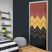 Kaokao Maori Tukutuku Inspired New Zealand Door Cover LT14 - Polynesian Pride