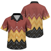 Kaokao Maori Tukutuku Inspired New Zealand Family Matching Mermaid Dress and Hawaiian Shirt LT14 Son's Shirt Multicolor - Polynesian Pride