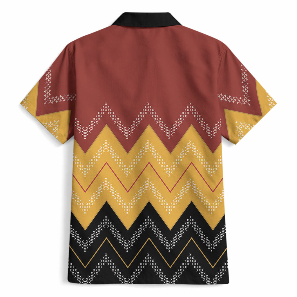 Kaokao Maori Tukutuku Inspired New Zealand Hawaiian Shirt LT14 - Polynesian Pride