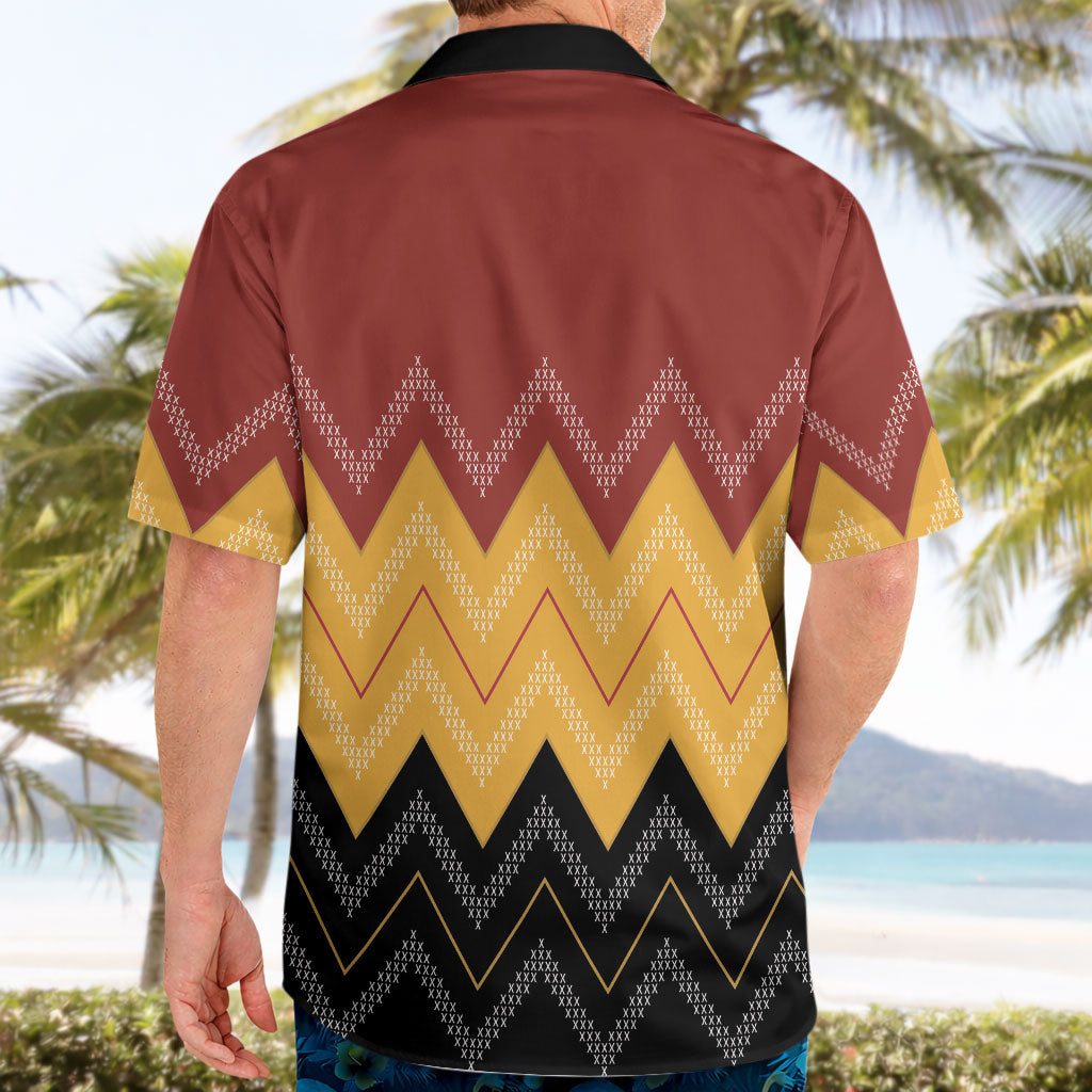 Kaokao Maori Tukutuku Inspired New Zealand Hawaiian Shirt LT14 - Polynesian Pride