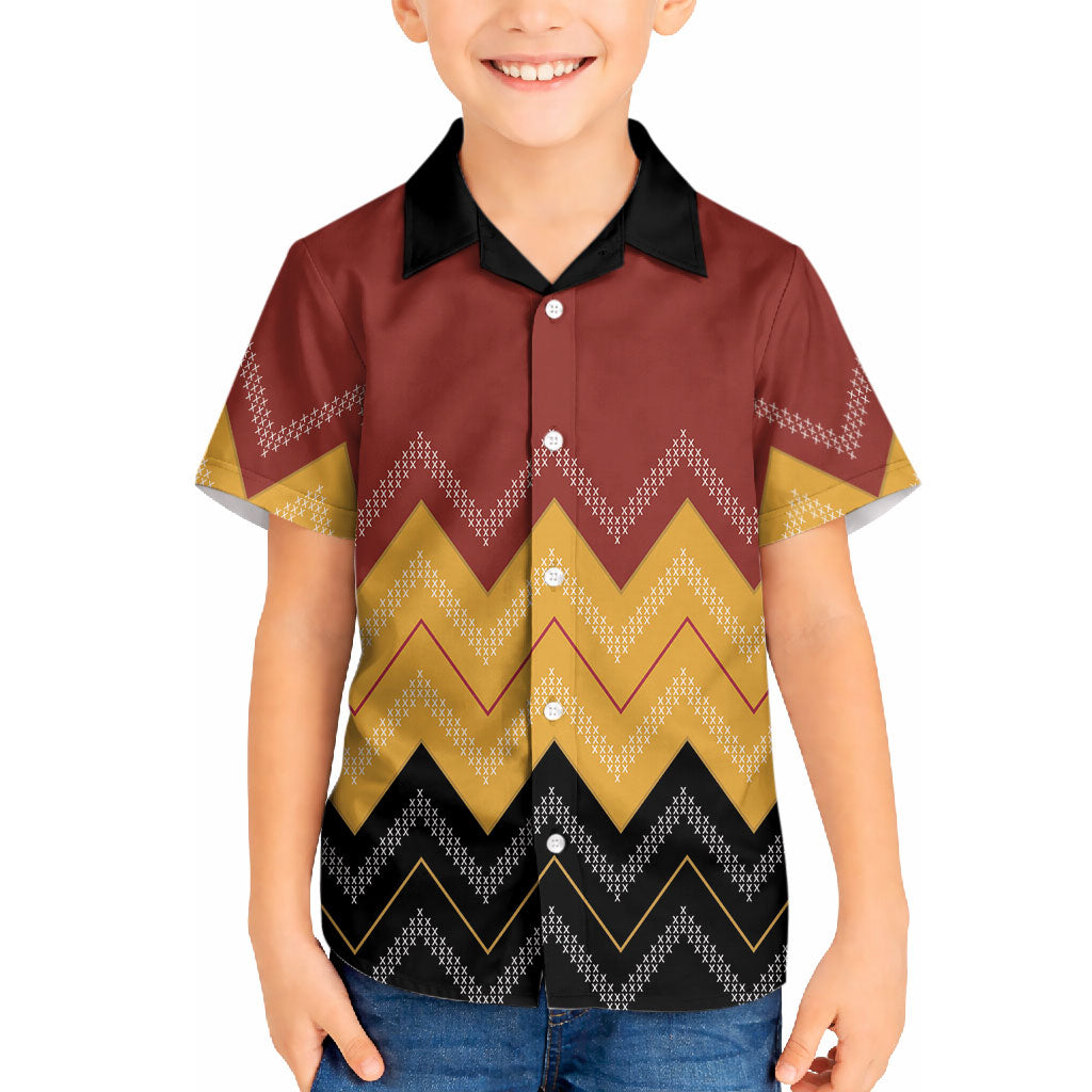 Kaokao Maori Tukutuku Inspired New Zealand Hawaiian Shirt LT14 - Polynesian Pride