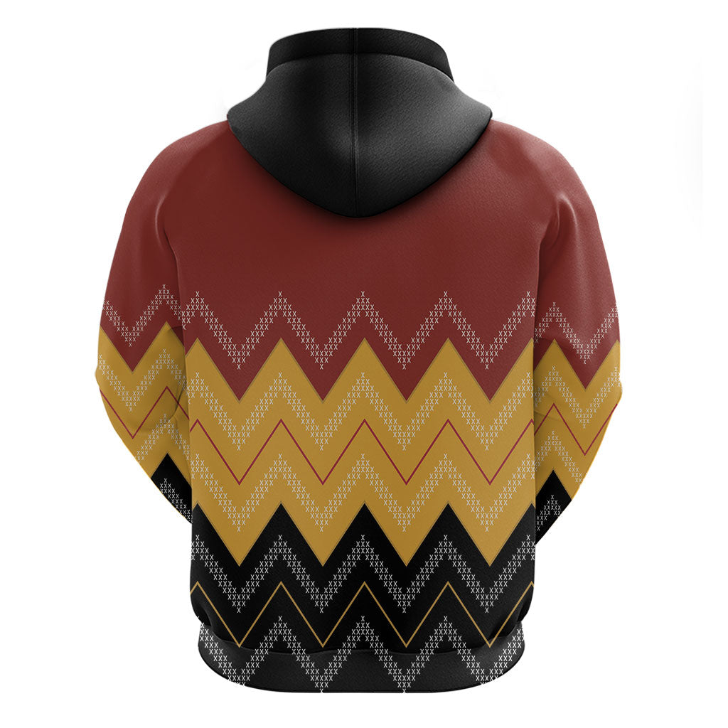 Kaokao Maori Tukutuku Inspired New Zealand Hoodie LT14 - Polynesian Pride