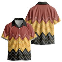 Kaokao Maori Tukutuku Inspired New Zealand Kid Hawaiian Shirt LT14 - Polynesian Pride